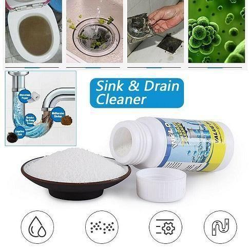 Powerful Sink & Drain Cleaner – Liquid Solution for Removing Kitchen & Bathroom Blockages